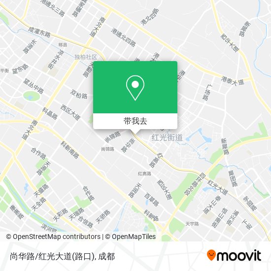 尚华路/红光大道(路口)地图