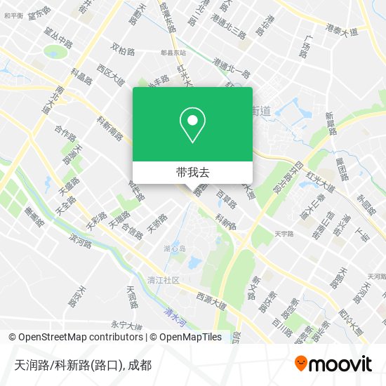 天润路/科新路(路口)地图