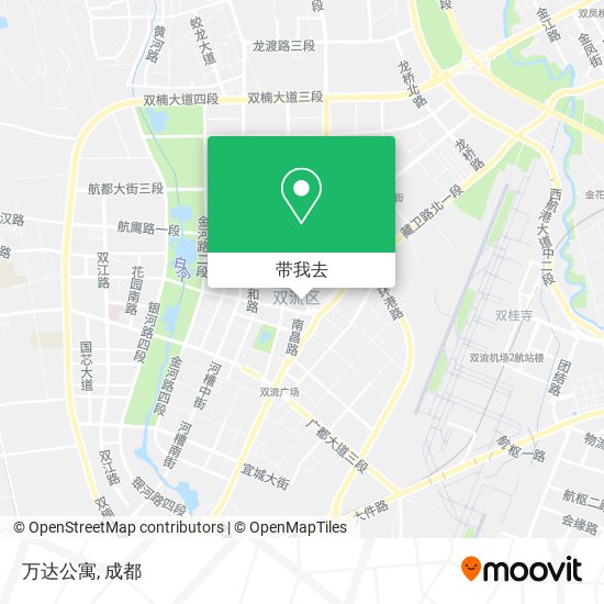 万达公寓地图