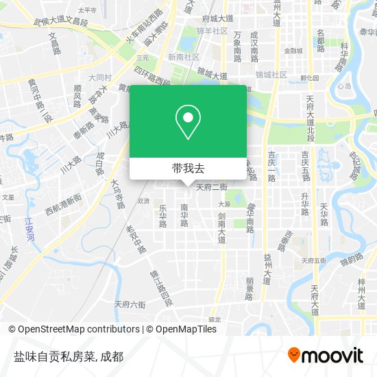 盐味自贡私房菜地图