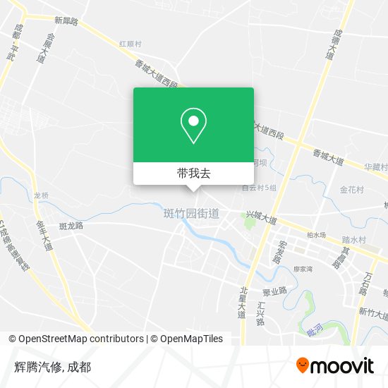 辉腾汽修地图