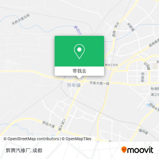 辉腾汽修厂地图