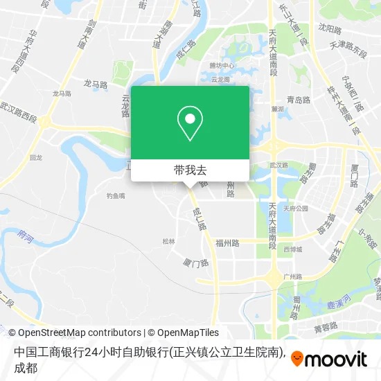 中国工商银行24小时自助银行(正兴镇公立卫生院南)地图