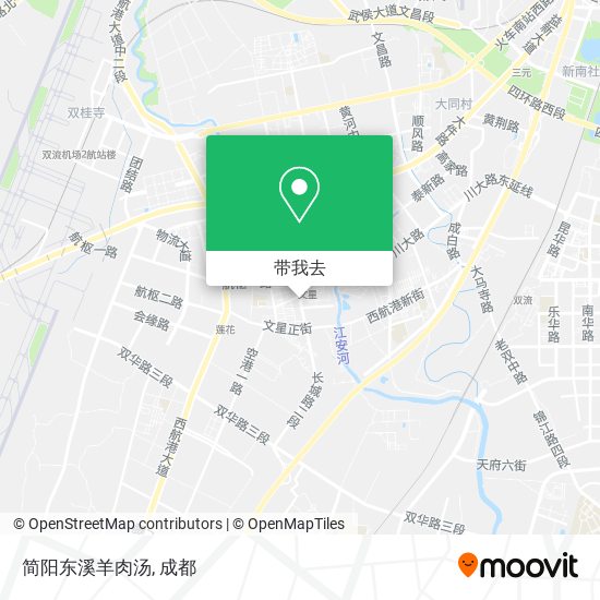 简阳东溪羊肉汤地图