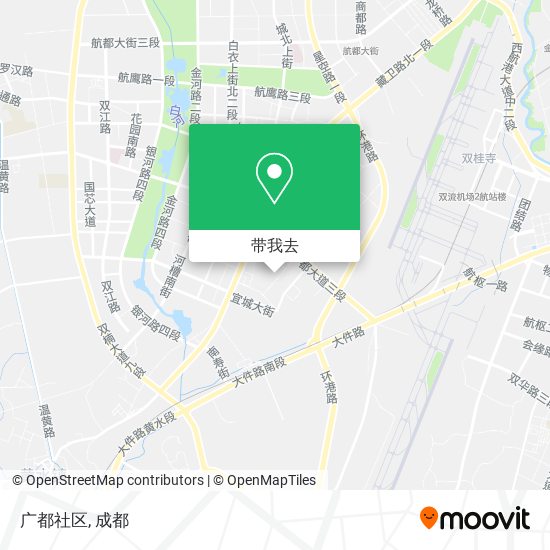 广都社区地图