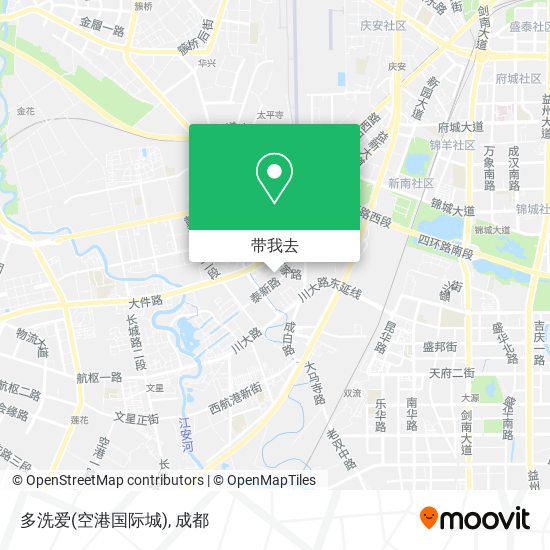 多洗爱(空港国际城)地图