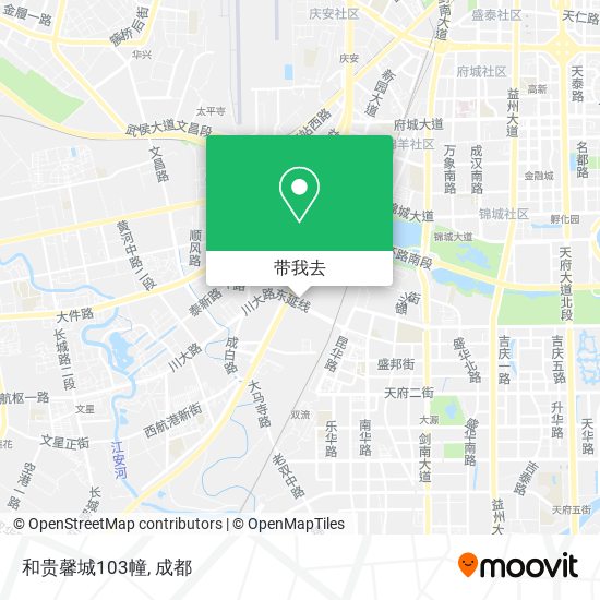 和贵馨城103幢地图