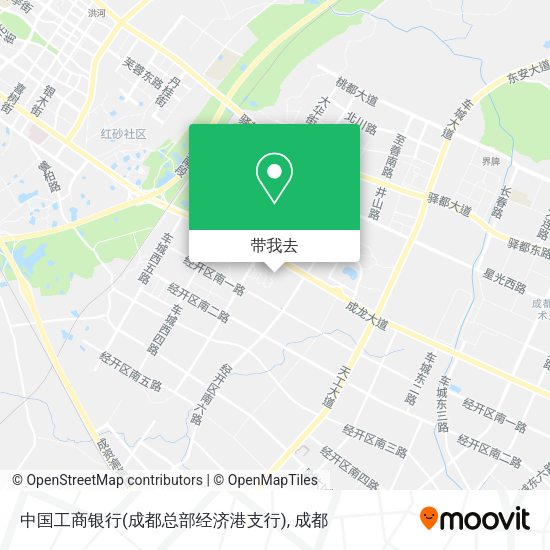 中国工商银行(成都总部经济港支行)地图