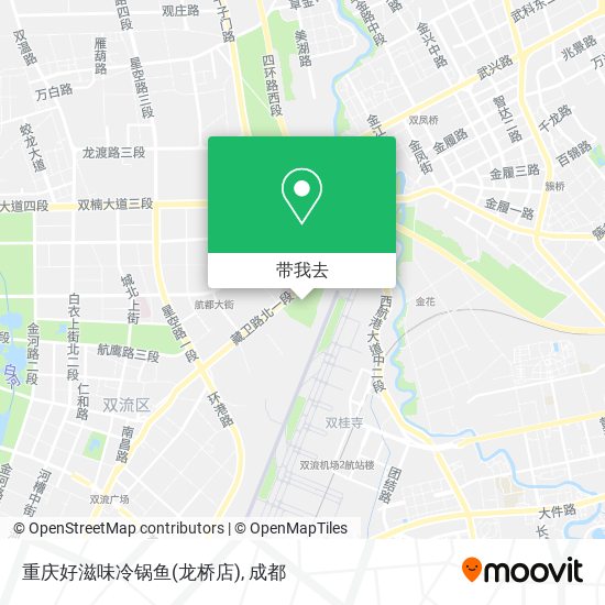 重庆好滋味冷锅鱼(龙桥店)地图