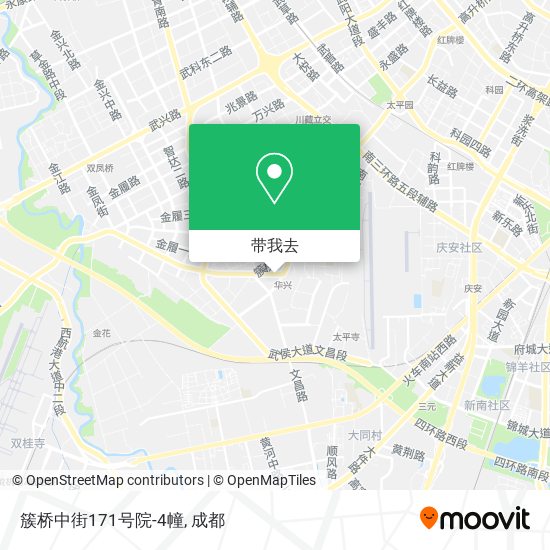 簇桥中街171号院-4幢地图