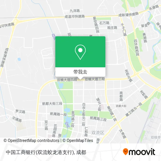 中国工商银行(双流蛟龙港支行)地图