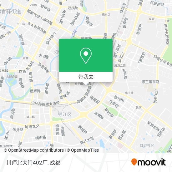 川师北大门402厂地图