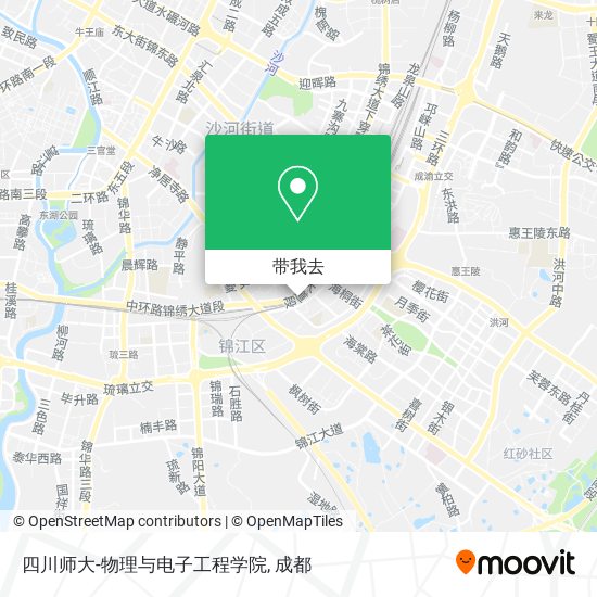 四川师大-物理与电子工程学院地图