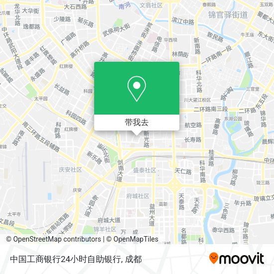 中国工商银行24小时自助银行地图