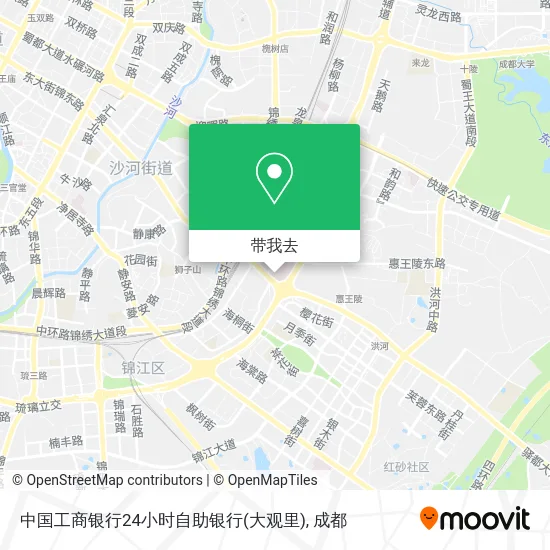 中国工商银行24小时自助银行(大观里)地图