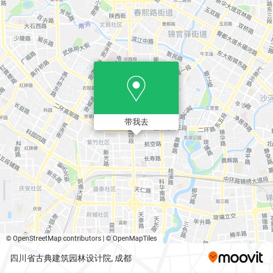 四川省古典建筑园林设计院地图
