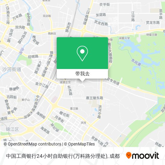 中国工商银行24小时自助银行(万科路分理处)地图