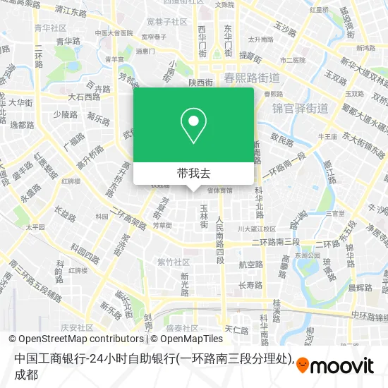 中国工商银行-24小时自助银行(一环路南三段分理处)地图