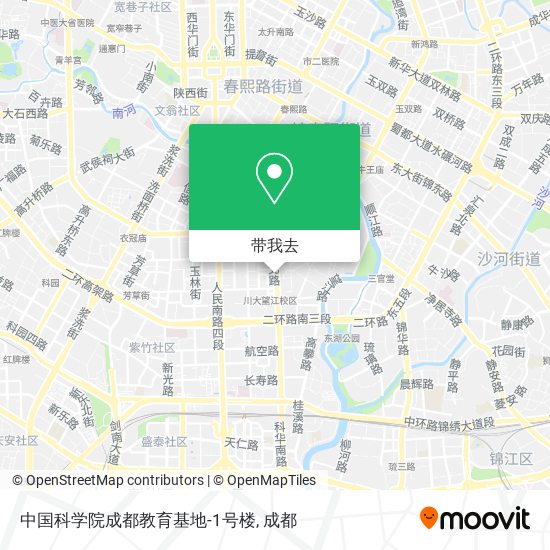 中国科学院成都教育基地-1号楼地图