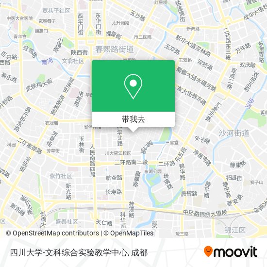 四川大学-文科综合实验教学中心地图
