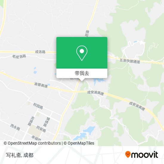 写礼斋地图