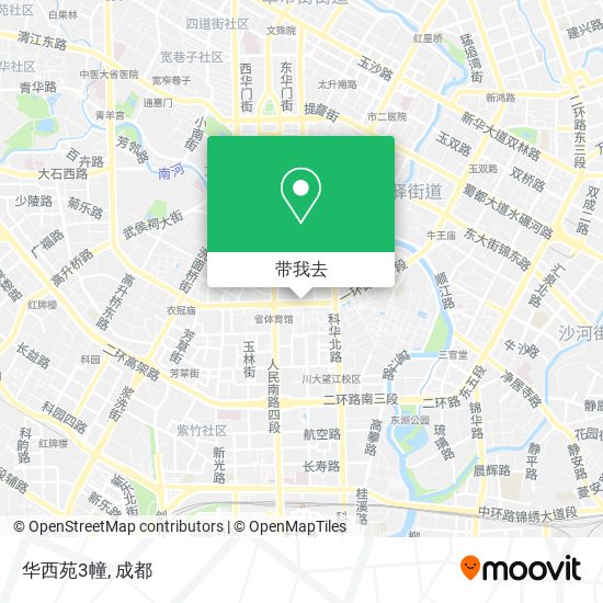 华西苑3幢地图