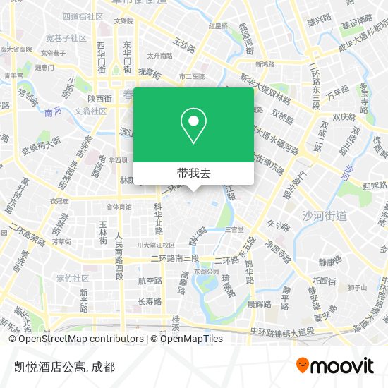 凯悦酒店公寓地图