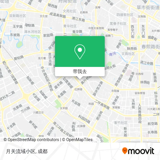 月关流域小区地图
