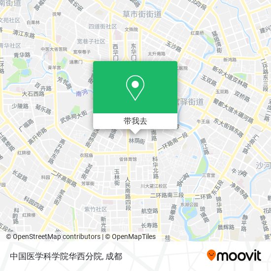 中国医学科学院华西分院地图