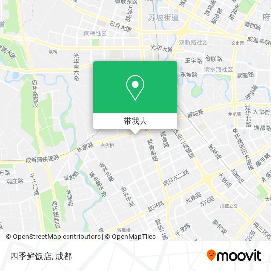 四季鲜饭店地图