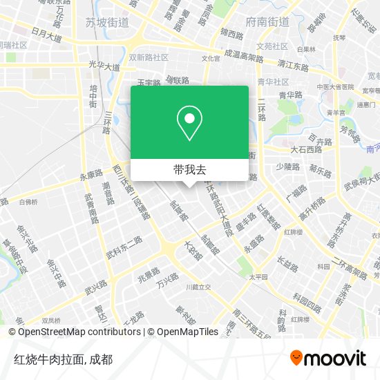红烧牛肉拉面地图