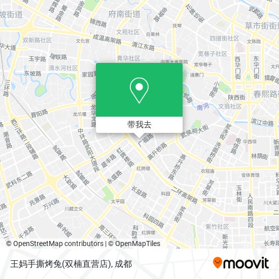 王妈手撕烤兔(双楠直营店)地图