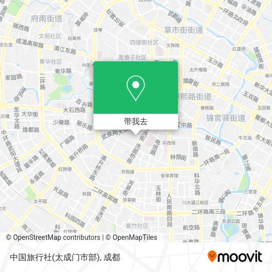 中国旅行社(太成门市部)地图