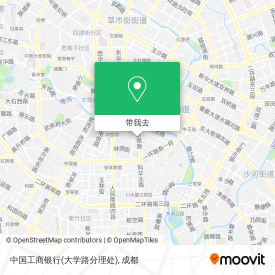 中国工商银行(大学路分理处)地图