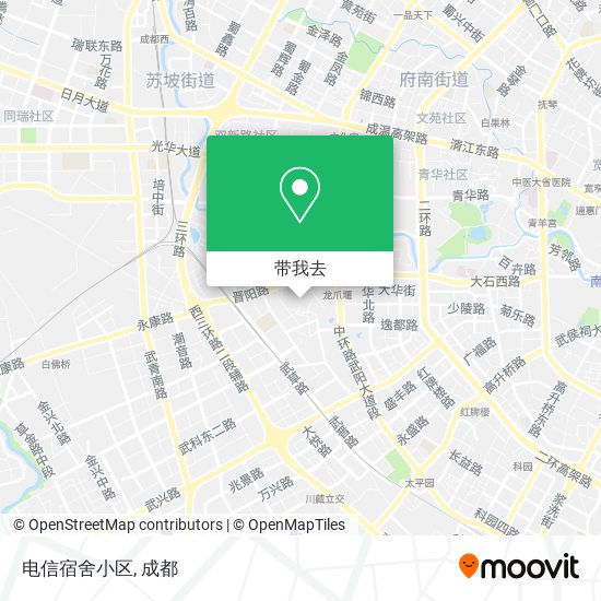 电信宿舍小区地图