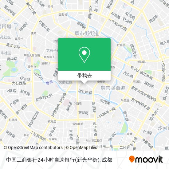 中国工商银行24小时自助银行(新光华街)地图