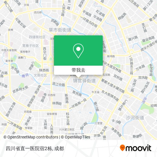 四川省直一医院宿2栋地图