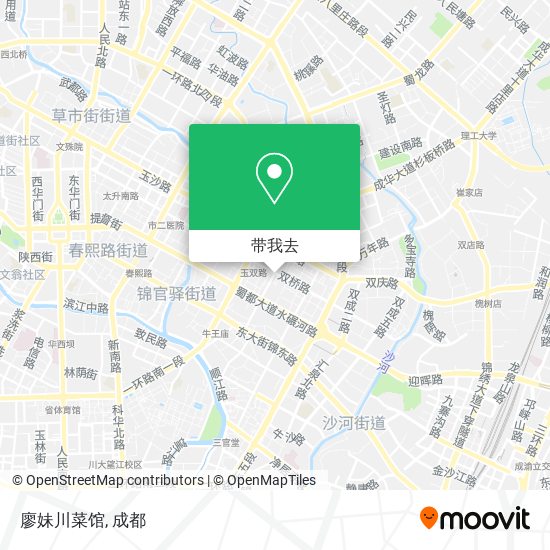 廖妹川菜馆地图