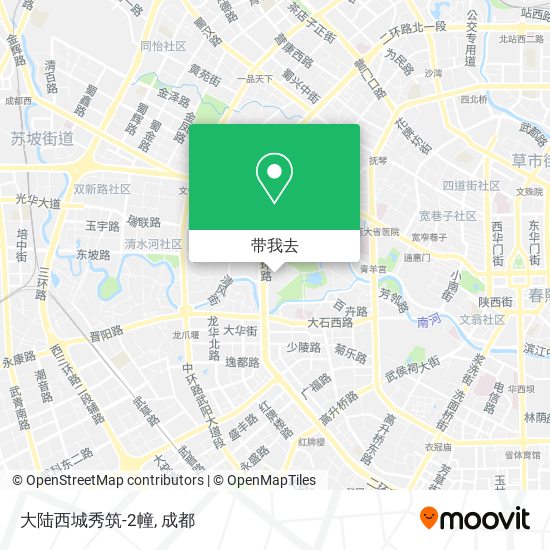 大陆西城秀筑-2幢地图