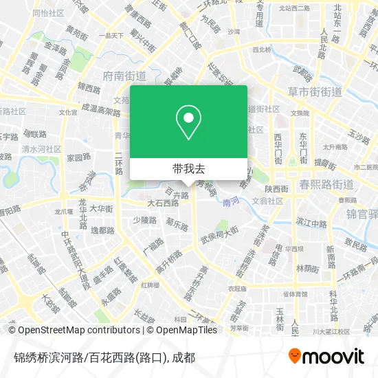 锦绣桥滨河路/百花西路(路口)地图