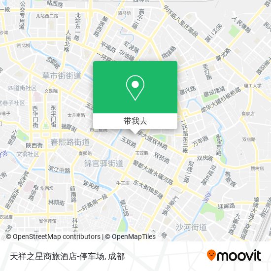 天祥之星商旅酒店-停车场地图