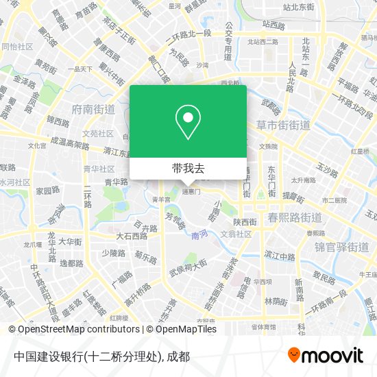 中国建设银行(十二桥分理处)地图
