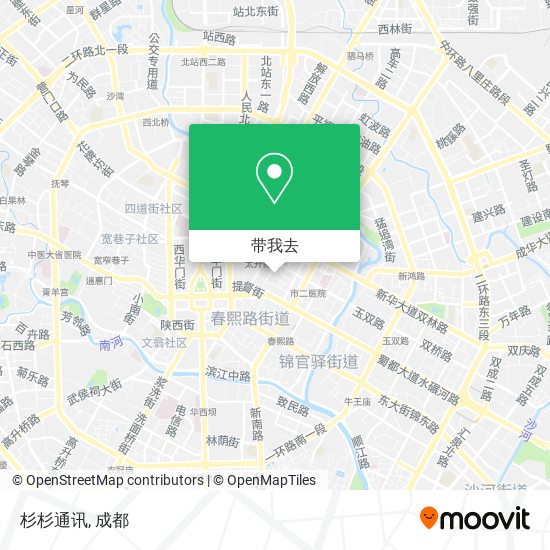 杉杉通讯地图