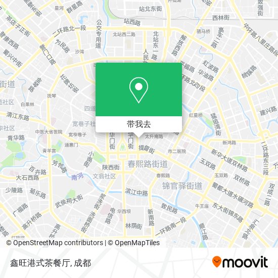 鑫旺港式茶餐厅地图