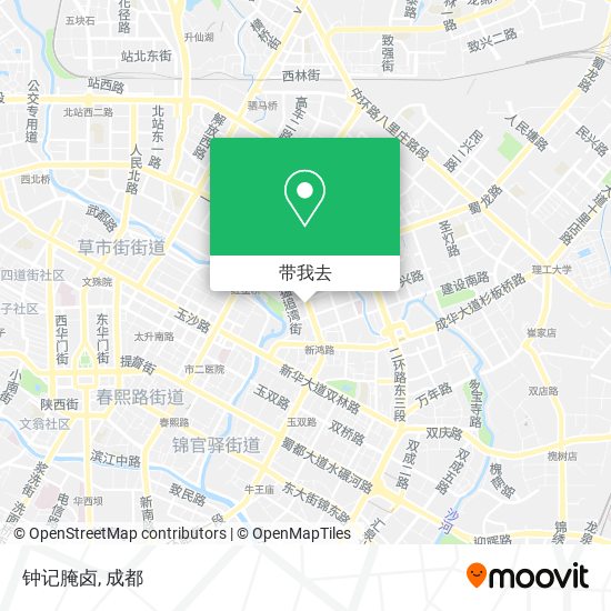 钟记腌卤地图