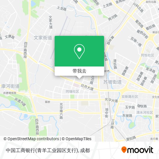中国工商银行(青羊工业园区支行)地图