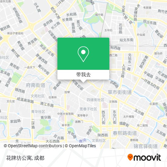 花牌坊公寓地图