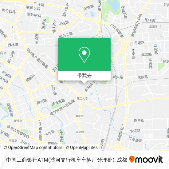 中国工商银行ATM(沙河支行机车车辆厂分理处)地图