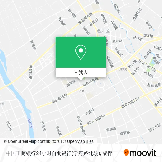 中国工商银行24小时自助银行(学府路北段)地图