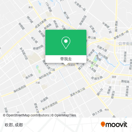 欧郡地图
